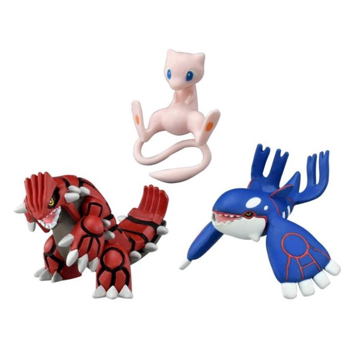 TAKARA TOMY Moncolle Pokemon Battle - Kyogre Mew Groudon