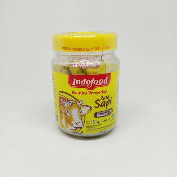 Jual INDOFOOD BUMBU PENYEDAP SAPI CUBE 100GR | Shopee Indonesia