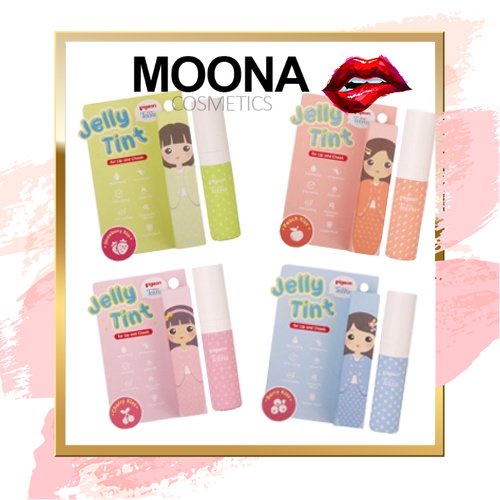 Pigeon Teens Jelly Tint Lip &amp; Cheek | Pelembab Bibir Perona Muka | Fruit Series | Anti Cracking