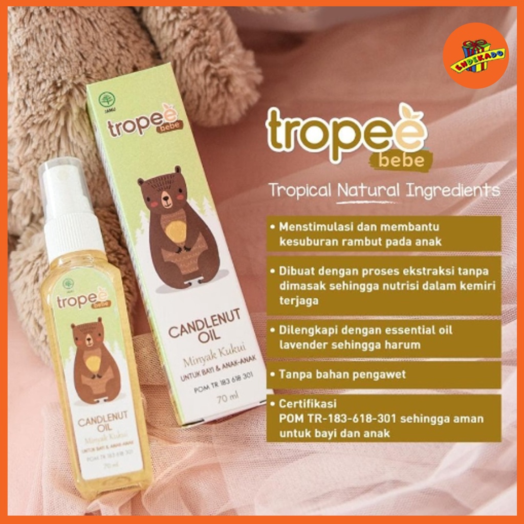TROPEE Bebe Candlenut Oil - Minyak Kemiri 100ml Makassar