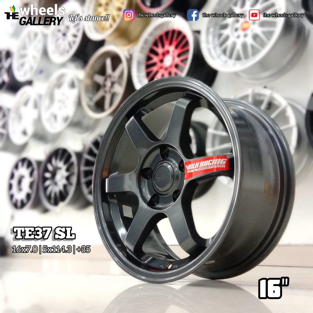 Velg Mobil JF Luxury TE37SL/STW45 16" 5x114.3 By RH Wheels