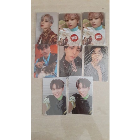 photocard NCT 127 album sticker jungwoo haechan taeil Johny