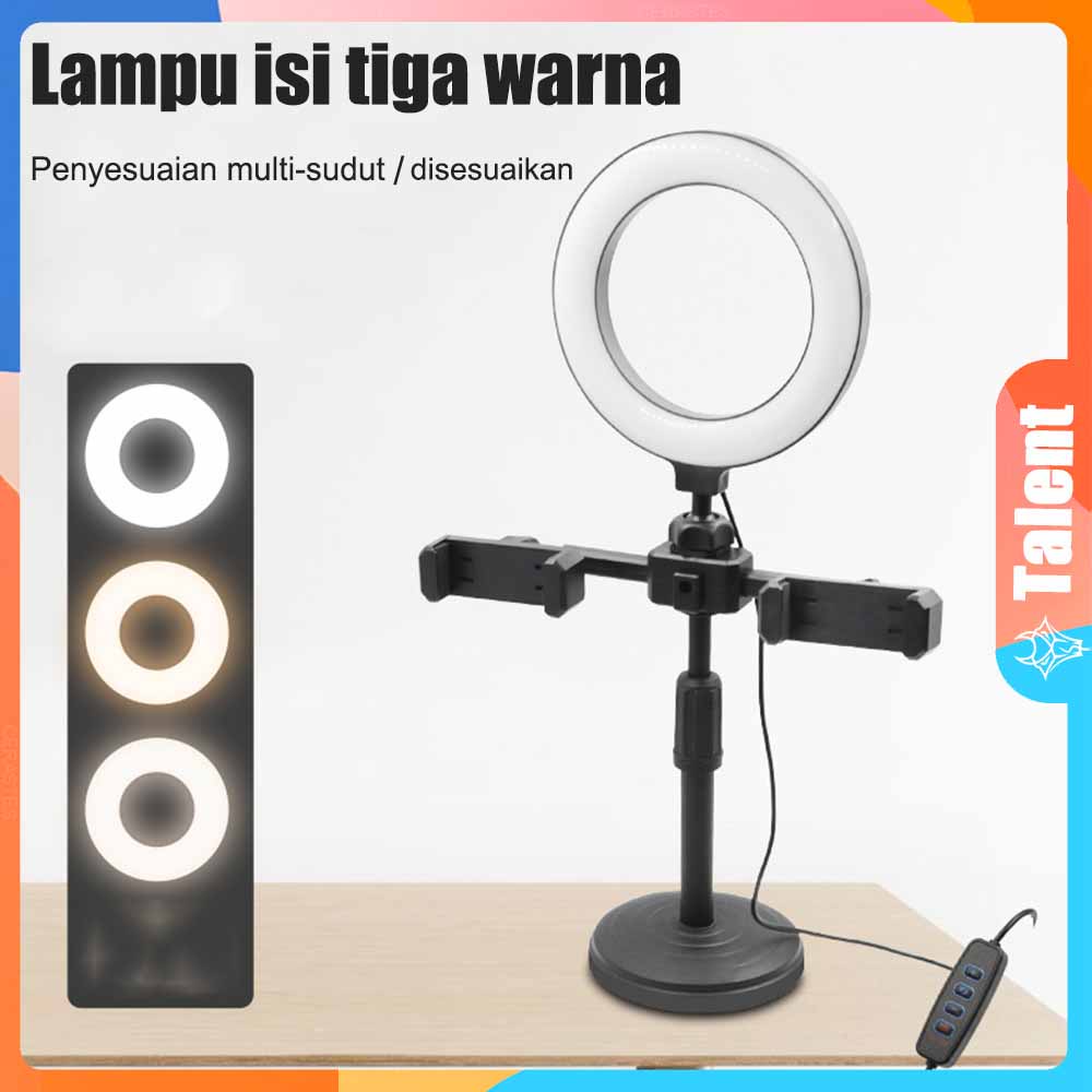 Jual Ring Light Tripod Holder And Holder Hp Ring Light Tripod Mini Stand Hp Live Stream