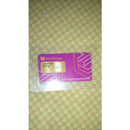 MiniGram 0.01 gram kadar 999