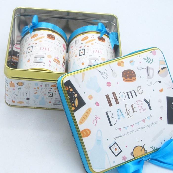 

Terlaris ✨ - Hampers Dus Boks Box Kotak Kaleng Kue Kering Cookies Bakery Cake Label 2.1.23