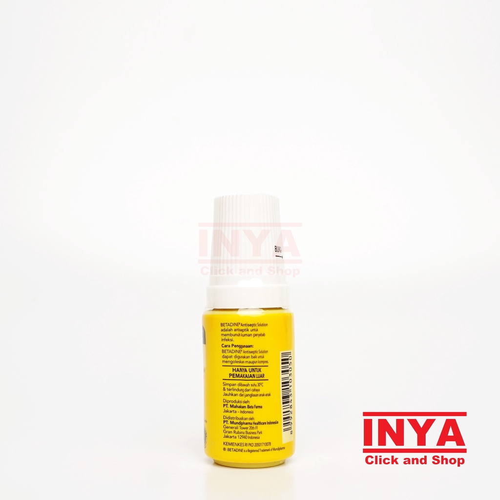 BETADINE ANTISEPTIC SOLUTION 5ml - Obat Luka Merah - Antibakteri - Infeksi - P3K