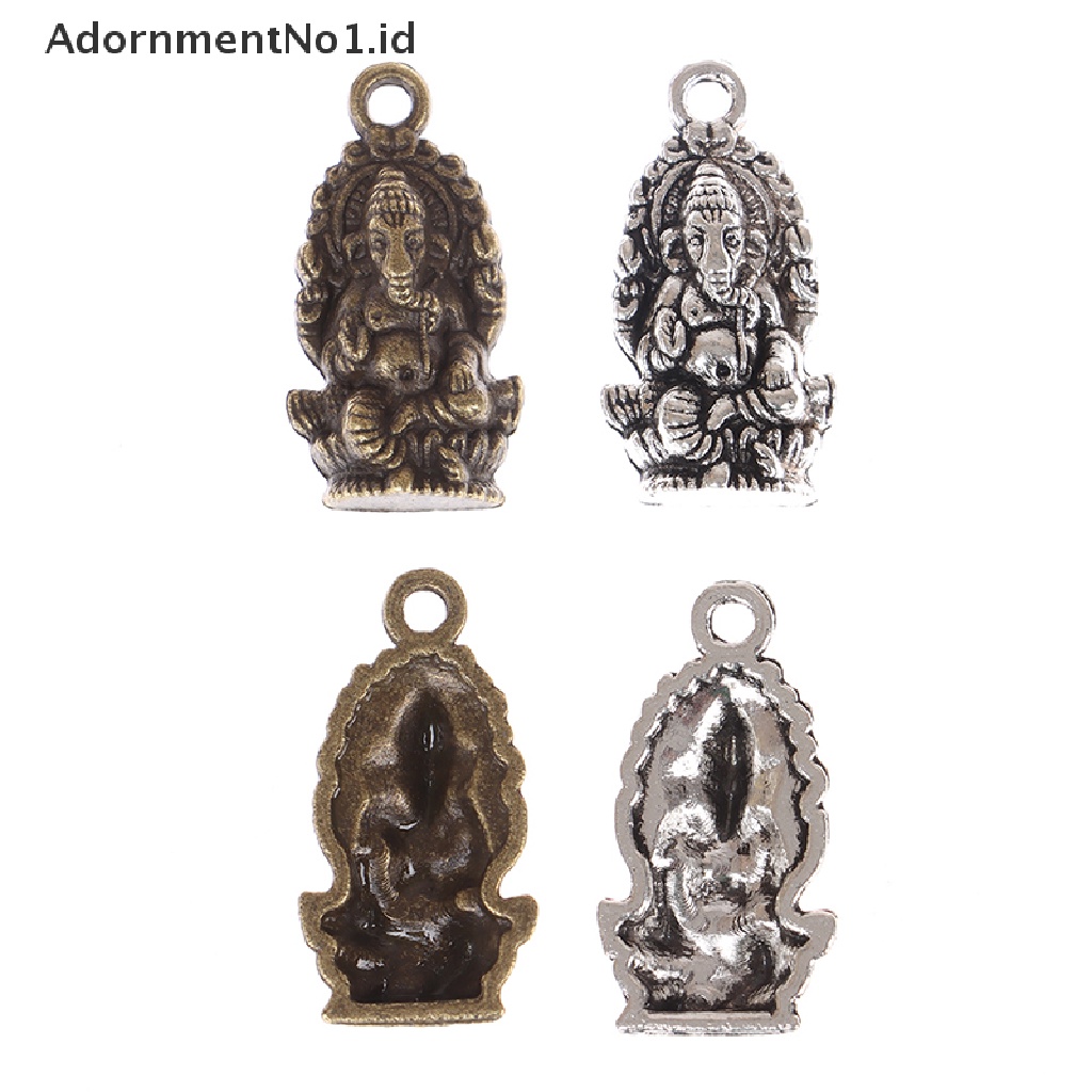 [AdornmentNo1] 10pcs Thailand Ganesha Ch Antik Alloy Buddha Ch Diy Perhiasan Liontin [ID]