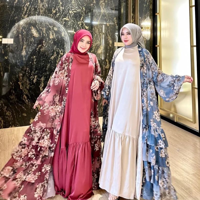 GAMIS BUNGA SET BLAZER SS