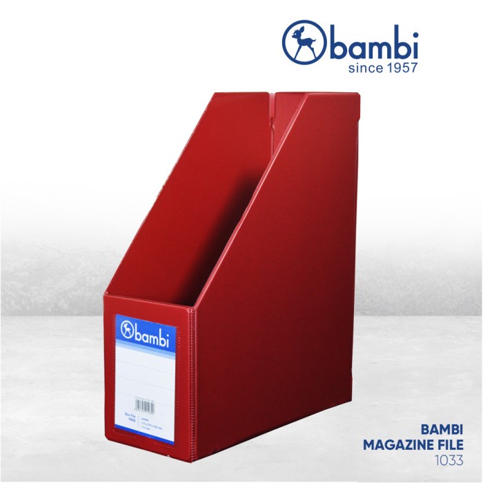 

Box File Bambi Magazine File 1033 Jumbo - 69 Dark Red