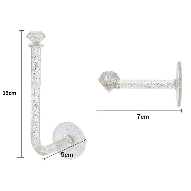 [Harga Grosir] Barang Kecil Organizer Rak Kamar Mandi Tidur Penyimpanan Gadget Anti Air Handuk Kunci Gantungan Tempel Dinding Kait Bening Tali Rambut Kalung Kacamata Holder