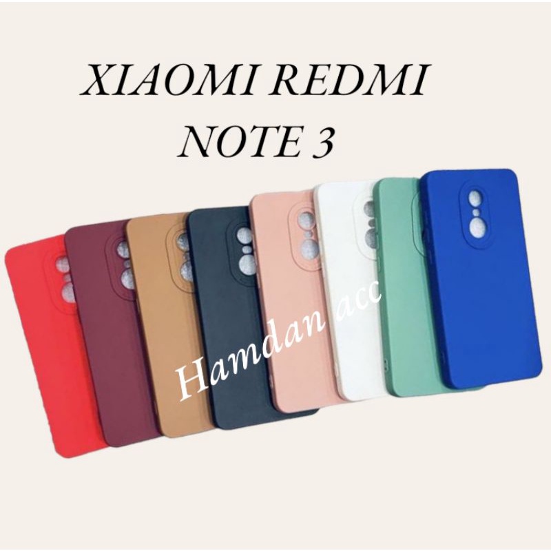 SoftCase Casing Xiomi Redmi note 3 selikon Pro Camera pelindung belakang hp camera Full cover