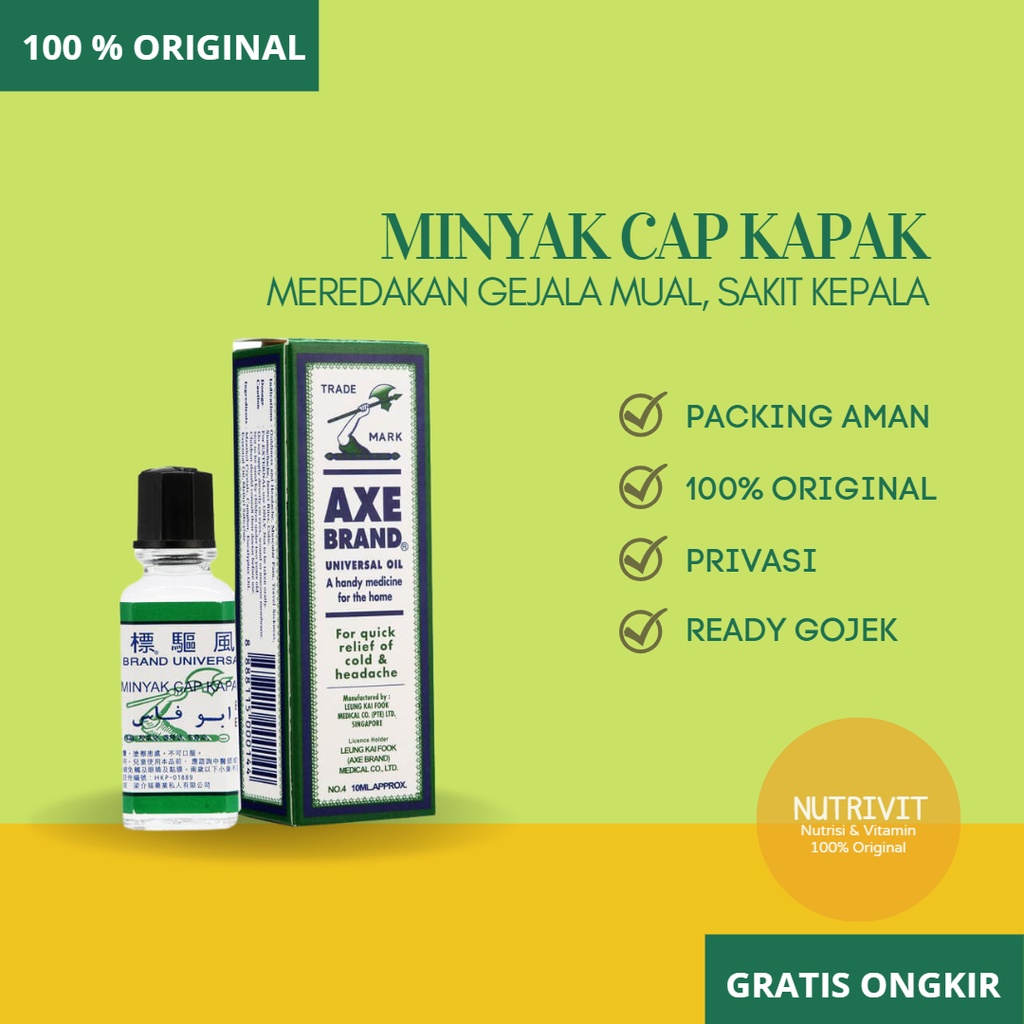 MINYAK KAPAK 5/10/28/56 ML