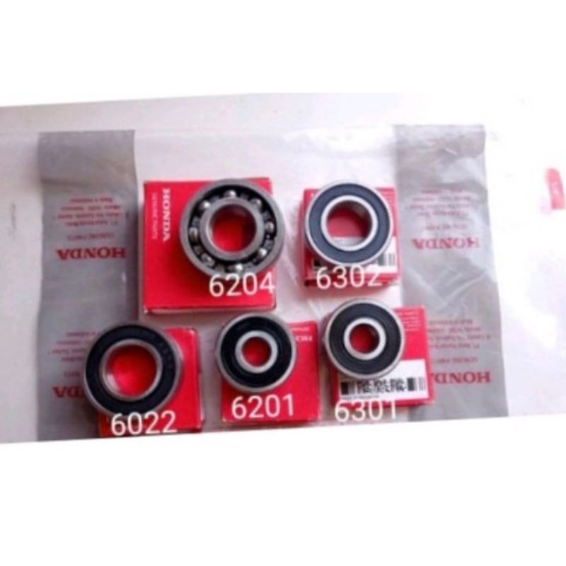 BERING BEARING LAHER RASIO PULLY SET BEAT KARBU BEAT Fi SPACY SCOOPY VARIO 110 HONDA (5PCS)