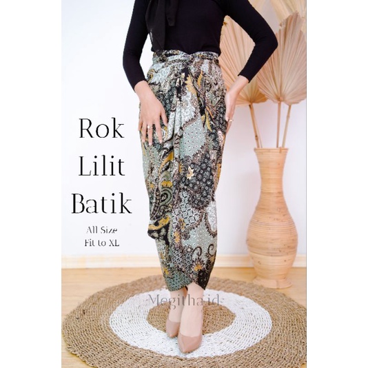 Rok lilit batik | batik wrap skrit | bawahan kebaya