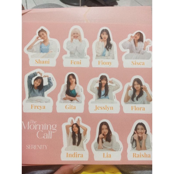 Stiker JKT48 Kalender The Morning Call 2023