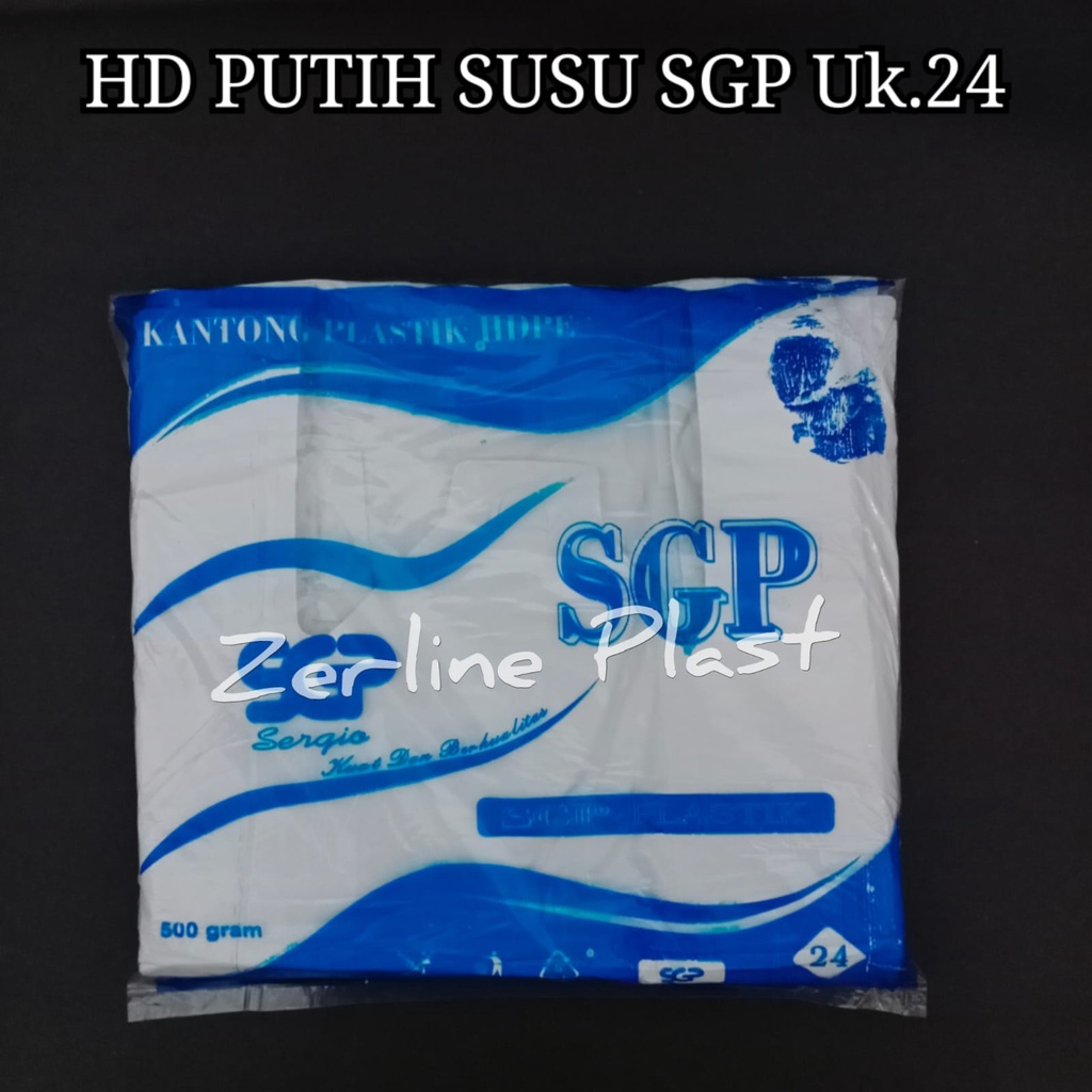 Kantong Plastik SGP PUTIH SUSU @±500gram