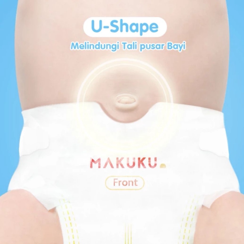 (  4 Pack ) NEW SLIM MAKUKU SAP Diapers Generation SAP - Popok Bayi Anti Gumpal Extra Dry