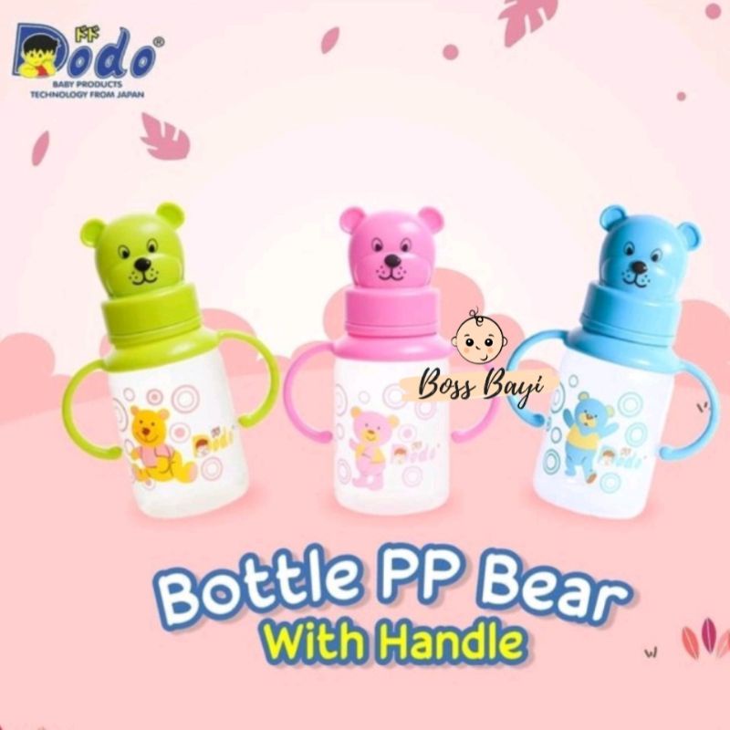 DODO - Botol Susu PP Bear With Handle 4oz (125ml)