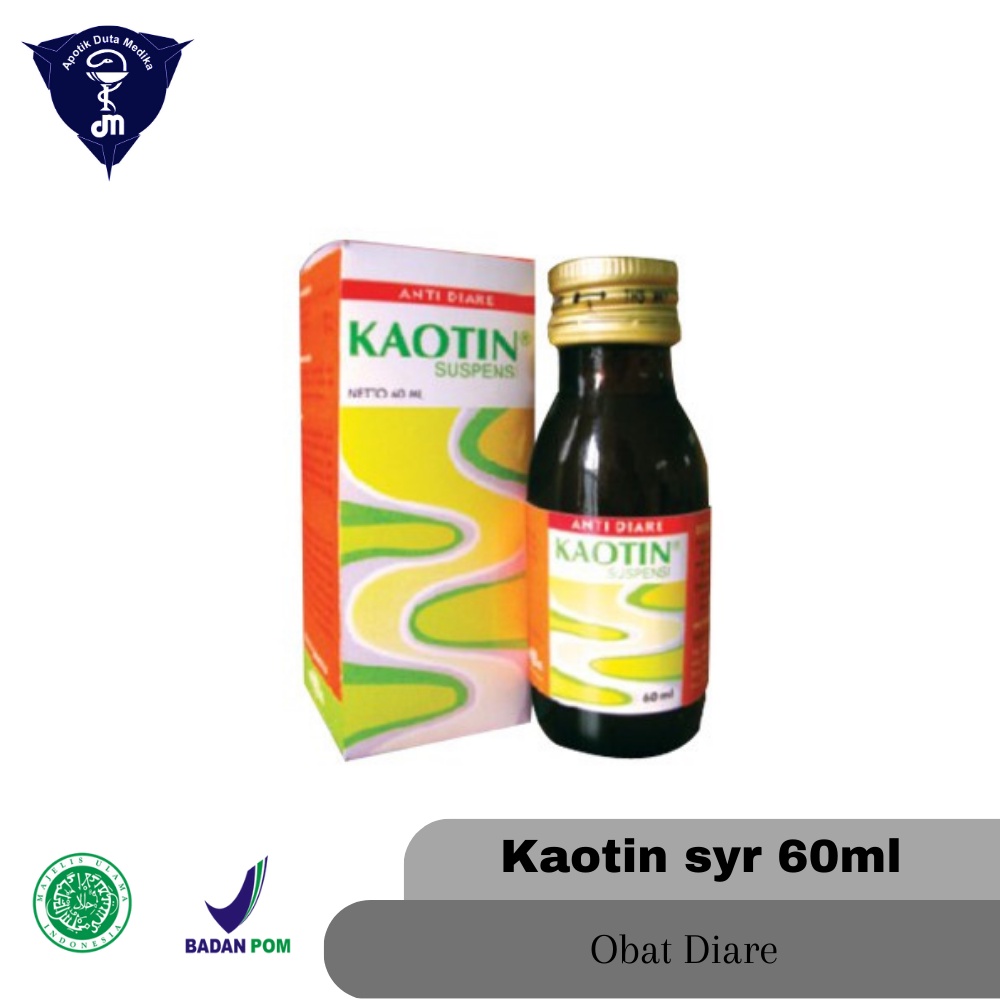 KAOTIN SUSPENSI SIRUP 60 ML - OBAT DIARE DEWASA/DIARE DEWASA/MENCRET ANAK