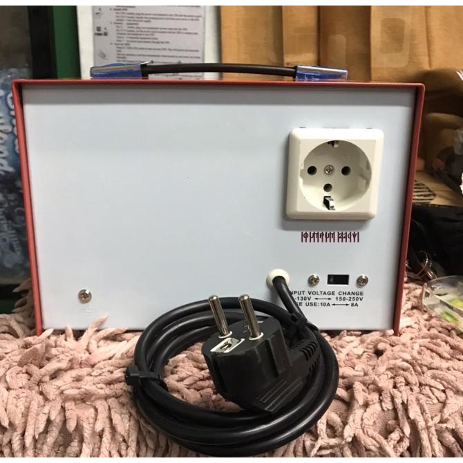 Avr Transformer + Stabilizer 1500W 220V Ke 120V 220V Ke 110V 220V Moto