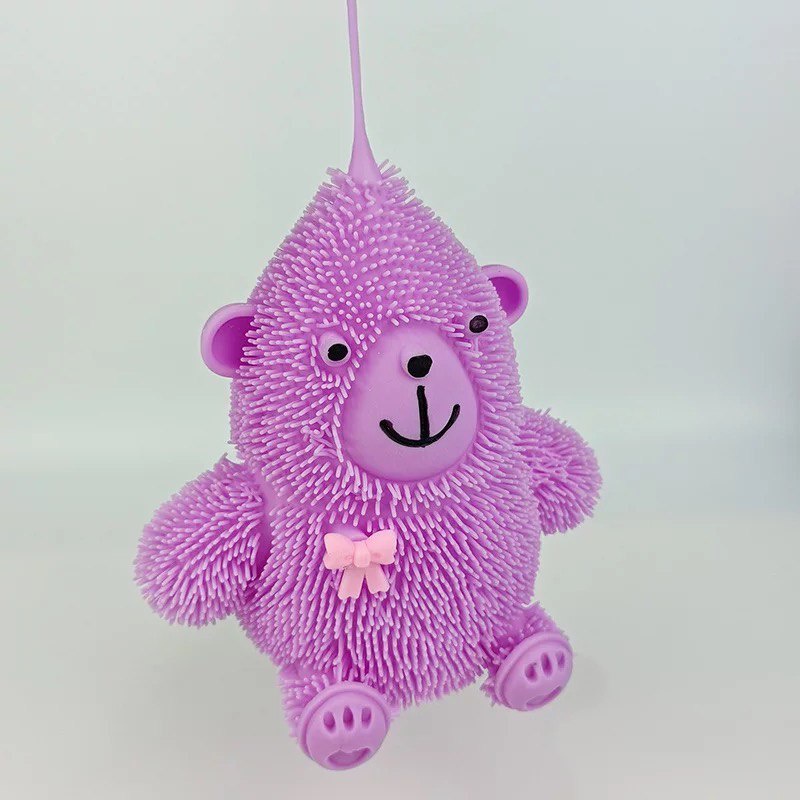 Bola Yoyo LED Bear Beruang Squishy Fidget Toys New Sensory Mainan Anak Stress Ball Squeeze Montesori Montessori Kids Toy