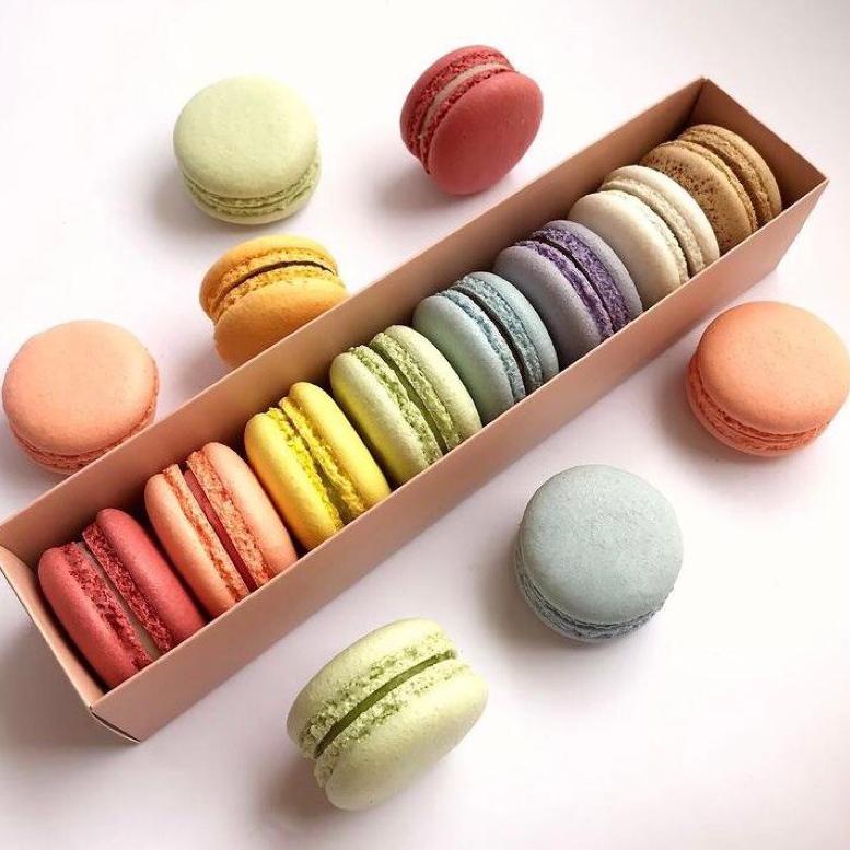 

0IJA7 PAKET 1 BOX REGULER DAN 2 BOX MACARON MINI Stock Banyak