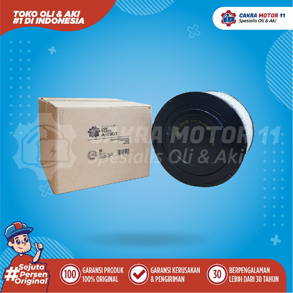 Ford Everest Air Filter Sakura A-5903 Innova