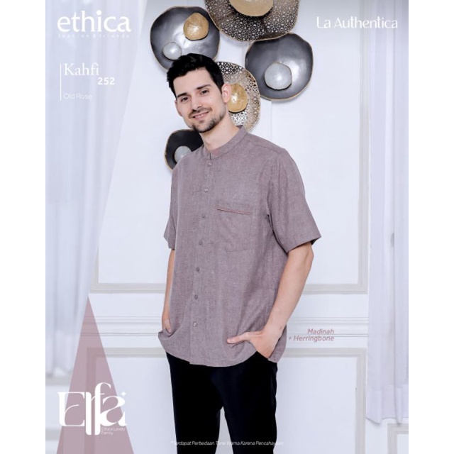 ETHICA COUPLE 165 Old rose/Kahfi 252/Kagumi 358 ethica elfa