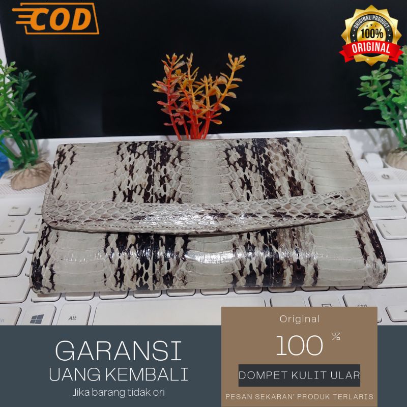 Dompet Wanita Kondangan Dompet Kulit Ular Asli