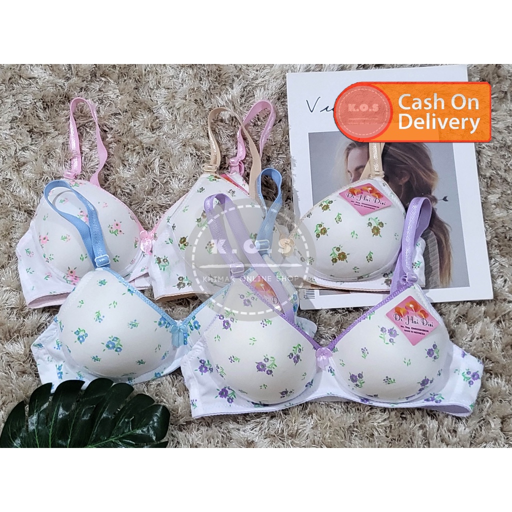 BRA REMAJA BUSA TIPIS MOTIF KALEM