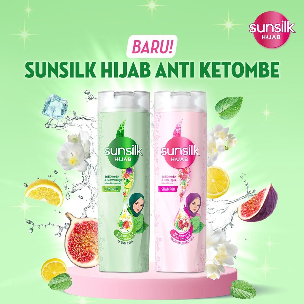 Sunsilk Shampoo 70ml 160ml 340ml / Conditioner 160ml / Hair Vitamin Mist 40ml | Sampo Spray rambut hijab