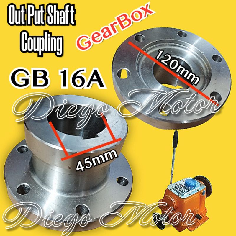 16A Output Shaft Coupling Kopling Bagian Bawah Gearbox Girbok Kapal  Advance Marine