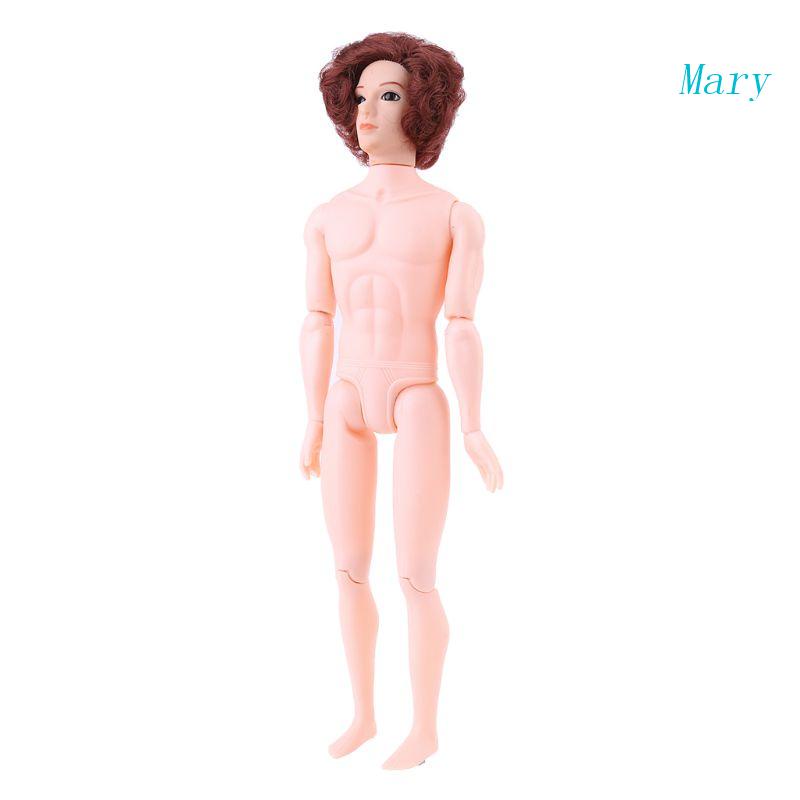 Mary 30cm 12 Moveable Jointed Nude Untuk Boneka Untuk Tubuh Boneka Rambut Coklat Untuk Ken B