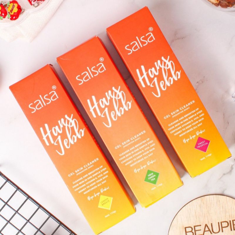 SALSA Hans Jebb Peeling Gel - Skin Cleanser Hans's Scrub Eksfoliasi, solusi untuk Penghilang Daki