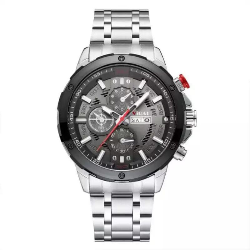 [ Promo ] Jam Tangan Pria Import Viral 100% Original Full Stainless Steel Anti Karat /Jam Tangan Import Berkualitas Murah