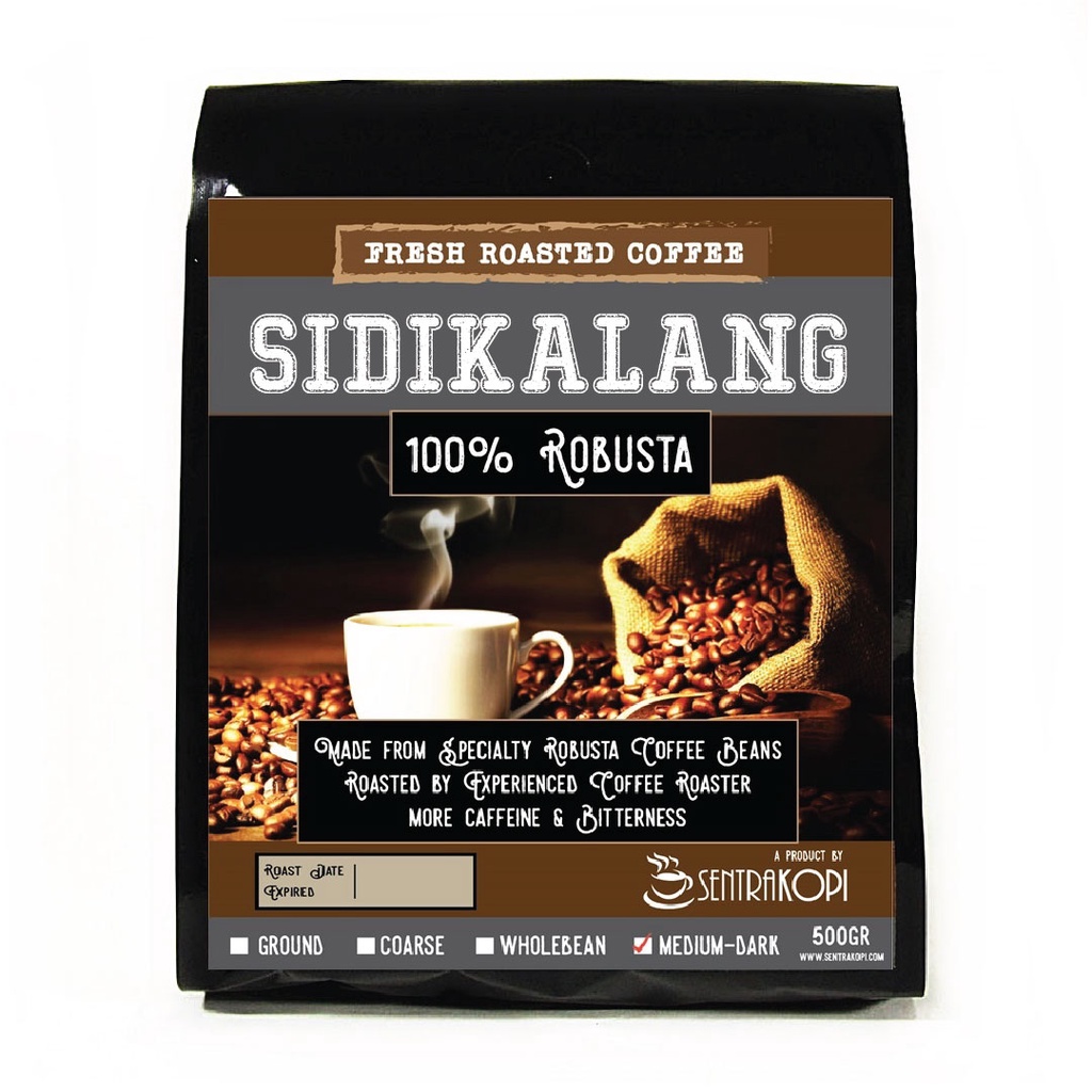 

Sentra Kopi Robusta Sidikalang 500 Gram - Bubuk / Biji - Premium Coffee by SentraKopi Asli 500gr