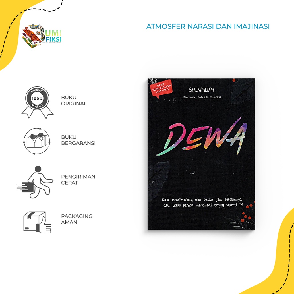 Buku Novel Dewa - Snowball Publishing - Salwaliya - Bumi Fiksi