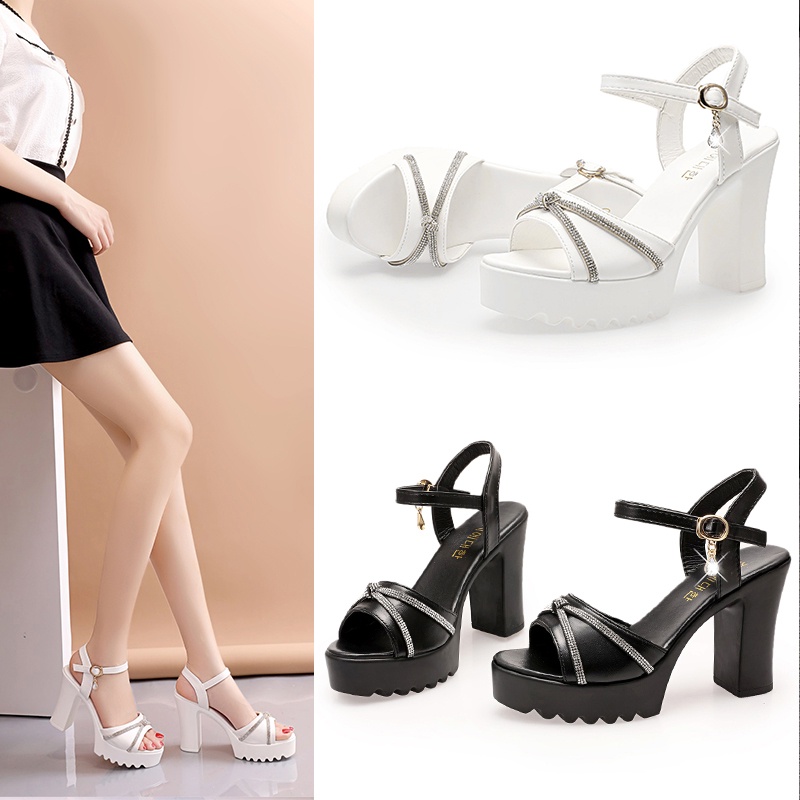 aid 0165 sandal heel wanita import fashion sepatu hak tinggi wanita terkiniian cantik dan terlaris terpopular