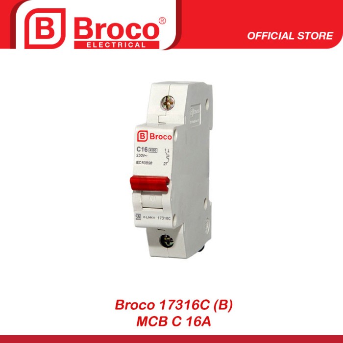 Broco 17316C (B) MCB C 16A