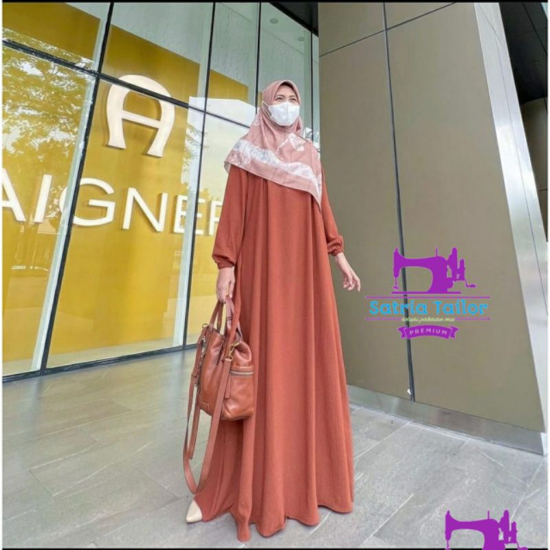 Dress Aisha/Gamis Muslimah/Gamis panjang |gamis terbaru 2023 lebaran wanita gamis remaja gamis kekin