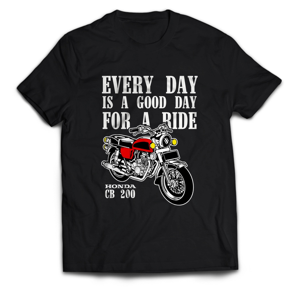 Kaos Pria Honda CB 200 Motor Klasik Dewasa Baju Atasan Unisex PakeKaos