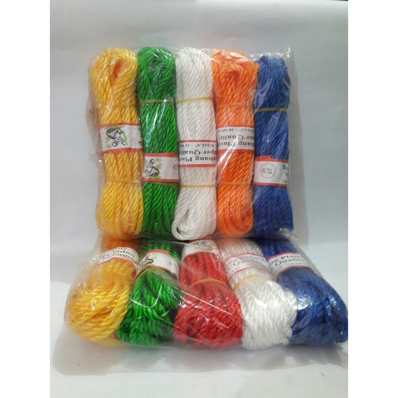 

TALI TAMBANG PLASTIK 6MM MEREK KOALA PANJANG 10 METER - ISI 5 PCS / PACK