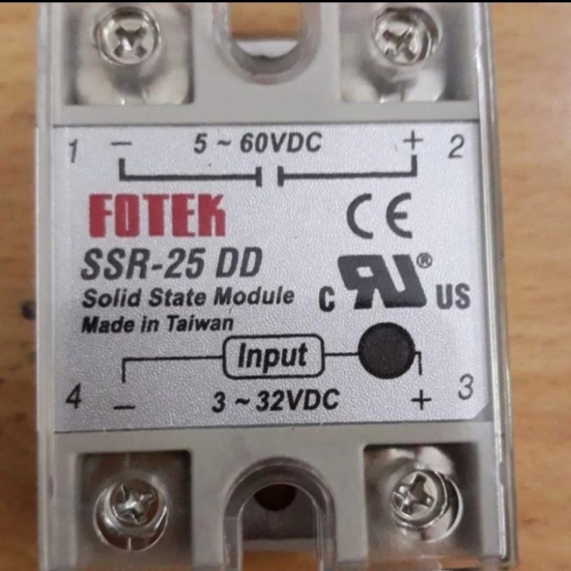 Solid State Relay Fotek SSR 25 - DD /SSR 25 DD 25 Ampere