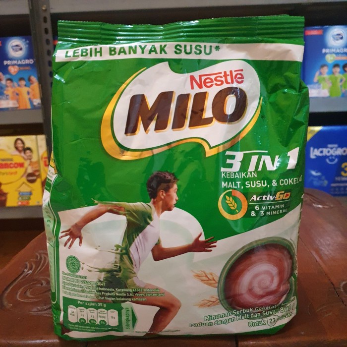 

MILO Activ-Go Healthy Drink 3 In 1 Energy Actigen-E Pack 800gr