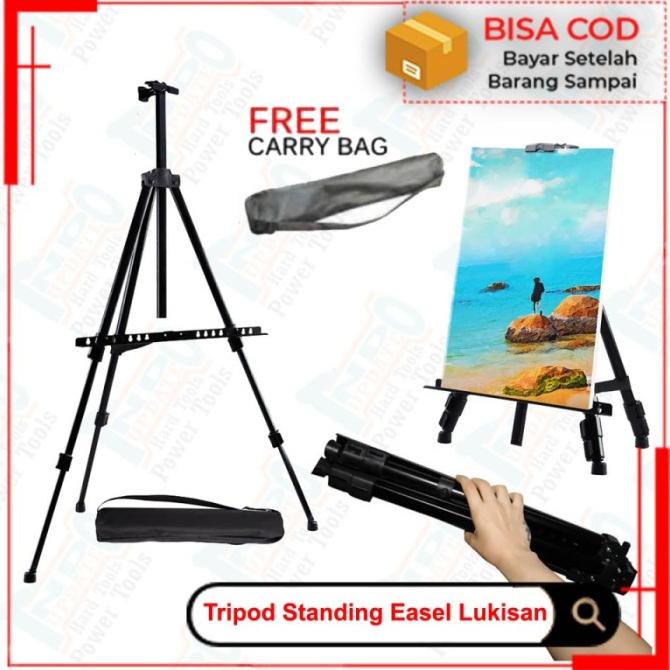 

Stand Lukis Standar Holder Papan Kanvas Tripod Easel Melukis Standing