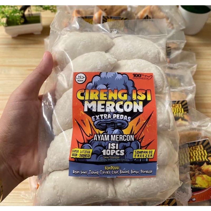 

Cireng mercon premium ayam / baso / Mozarella / cakalang