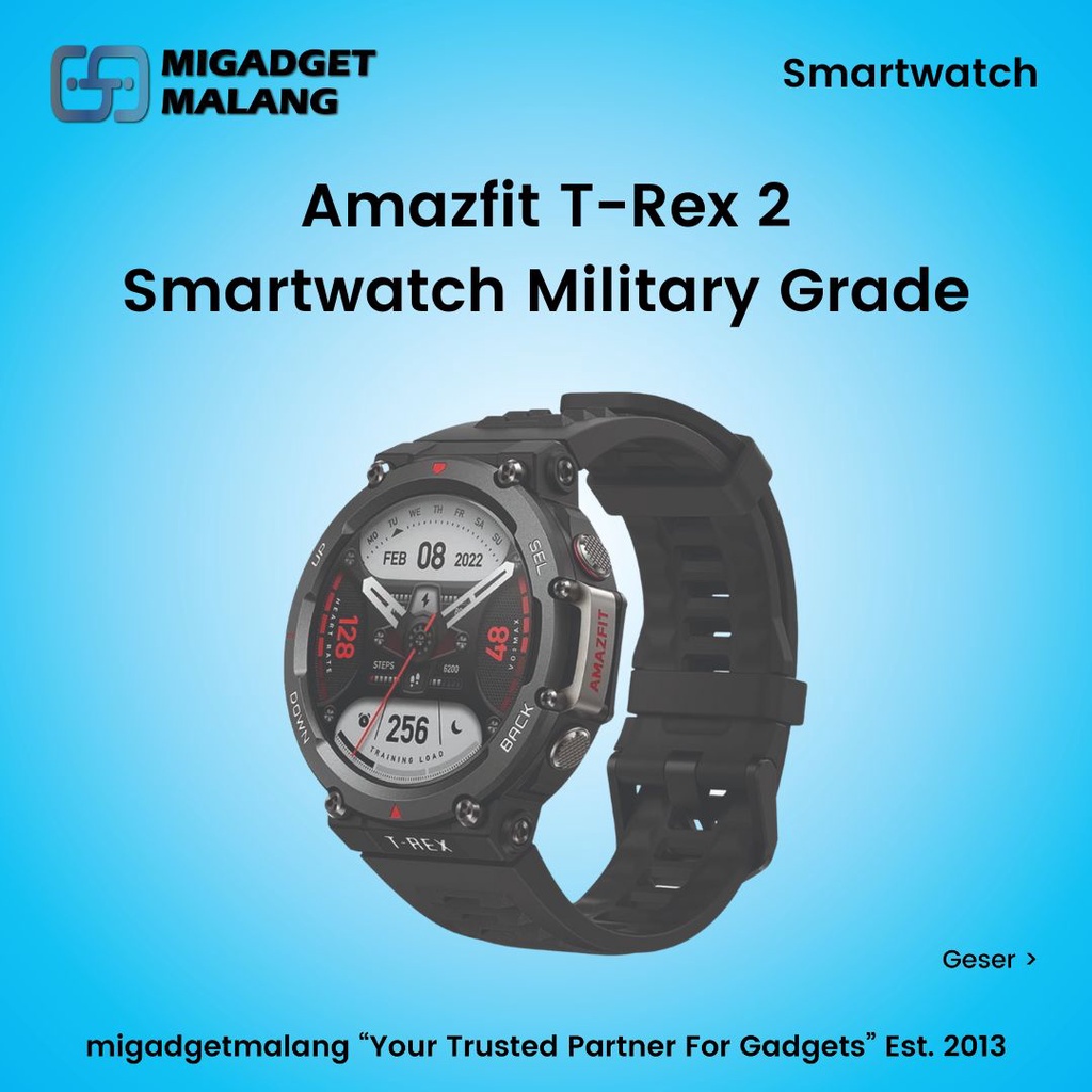 Amazfit T-Rex TRex T Rex 2 Smartwatch Jam Tangan Military Grade