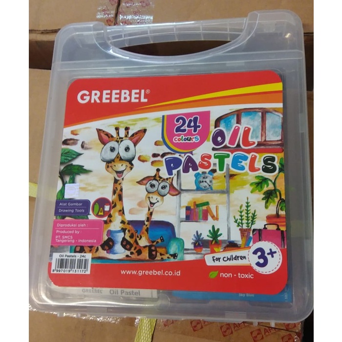 

Pastel Krayon / Crayon / Oil Pastels Greebel 24 Warna
