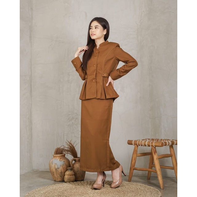 seragam wanita Pemda tua blazer Pemda seragam ASN baju dinas blazer elp