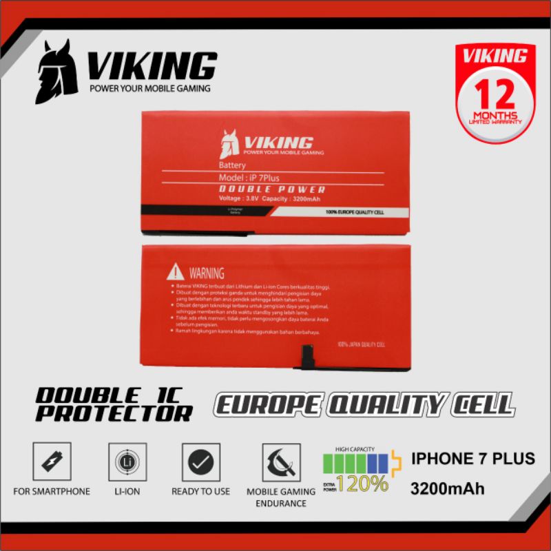 Baterai Viking IP 7 Plus - 7+ Batu Baterai Baterai Baterai